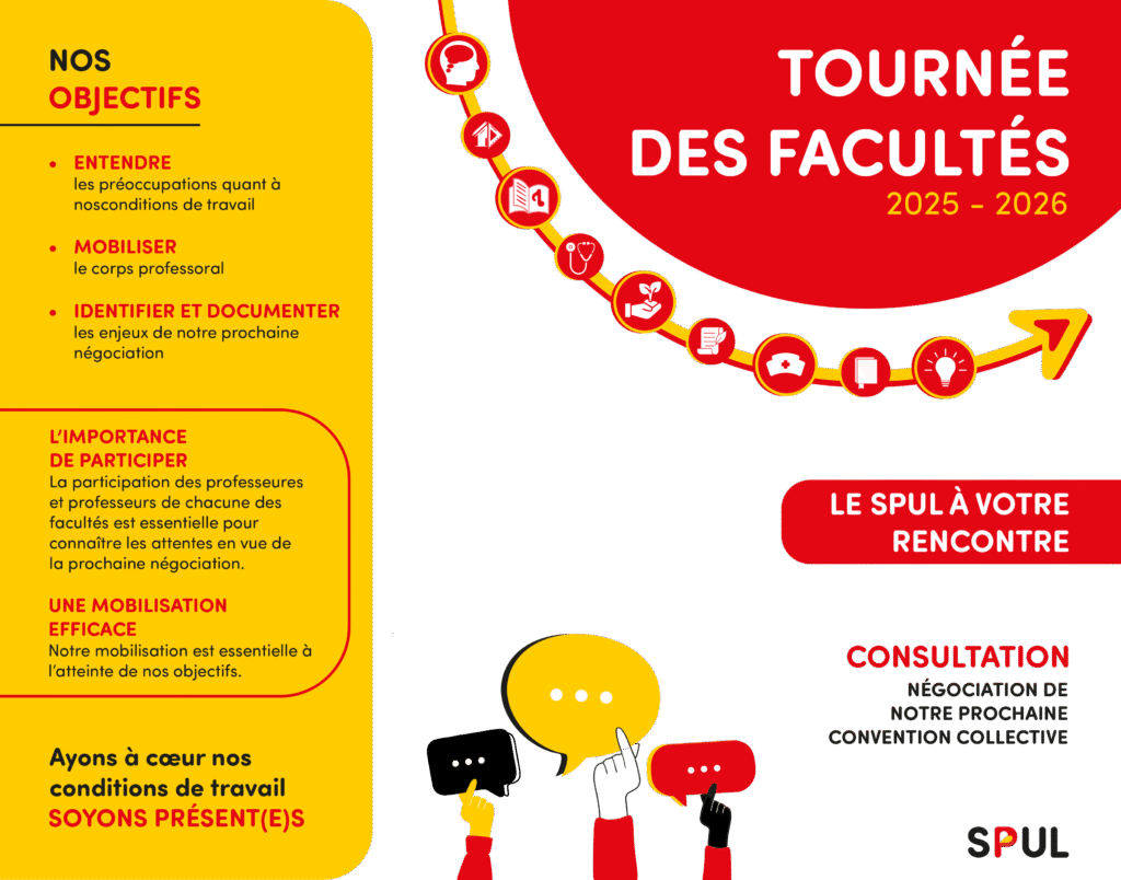 Tournée des facultés 2025-2026 - Nos objectifs